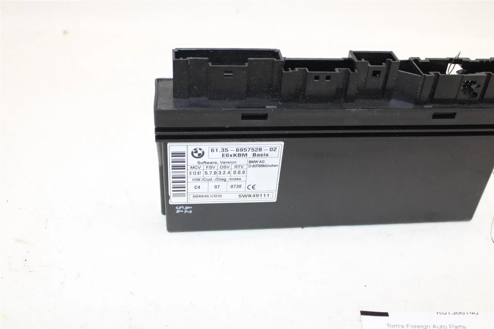 Ordenador de control de carrocería BMW 530i 525i 550i 2004 04 2005 05 2006 06 2007 07 1386142 Foto 2 de 4