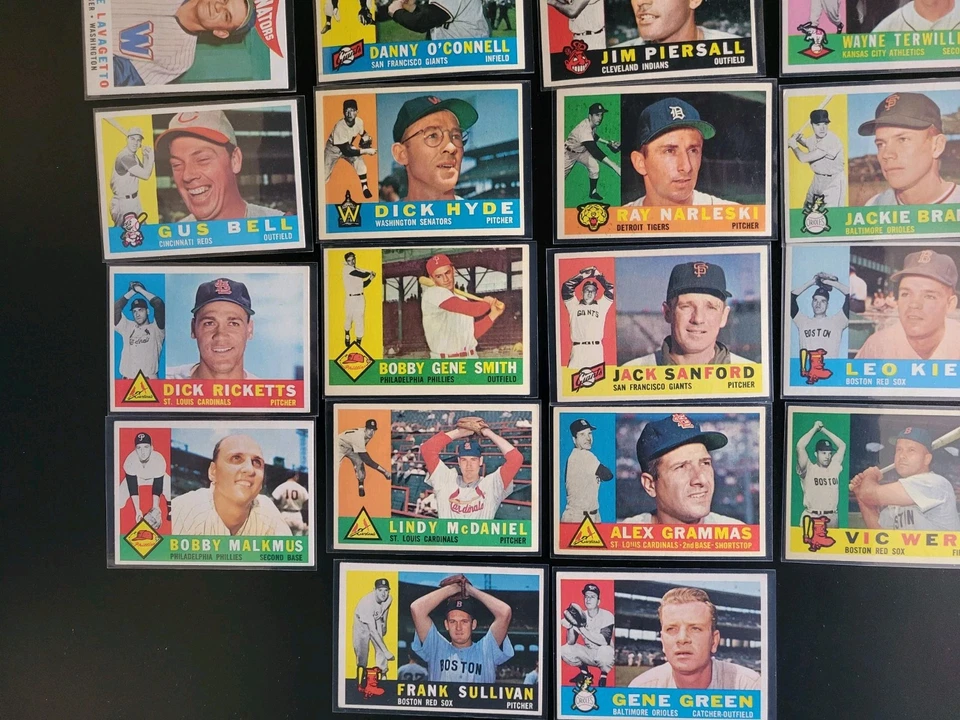 1960 Topps Baseball Cards - 26 Different EX or Better - Roy Sievers | Vic Wertz - Image 4 of 4