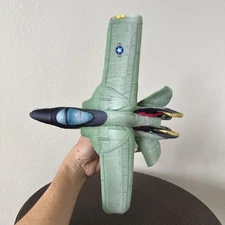 Wrist Huggers Aircraft F-14 Plush  Wild Republic Airplane Imagine Play Soft Rare