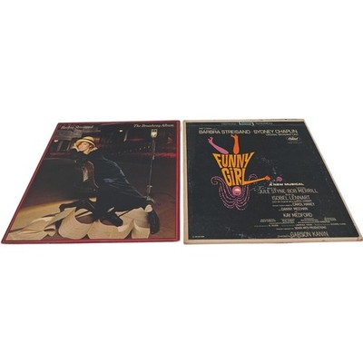 Barbra Streisand LP Lot of 2 Vinyl Record - Broadway Album & Funny Girl