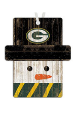 Packers Snowman Ornament