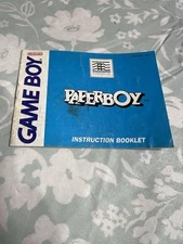 Nintendo Gameboy Instruction Manual Only Paperboy