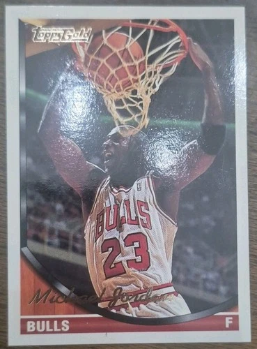 Topps 1993-94 Gold Michael Jordan #23 Chicago Bulls NBA Basketball Card