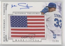 2014 Panini National Treasures Made in … 73/99 Marcus Stroman #33 Auto 15dq