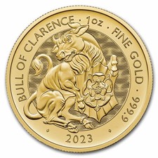 2023 GB 1 oz Gold The Royal Tudor Beasts The Bull of Clarence BU 5421.99 per troy oz