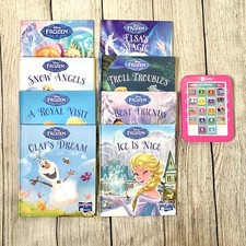 Disney Frozen Electronic Me Reader Set of Eight Hardcover Books Bundle Lot
