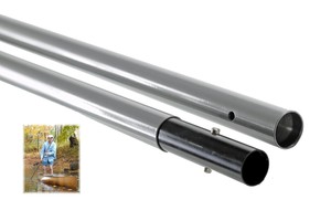 ruk heavy duty aluminium canoe pole 360cm 2 part
