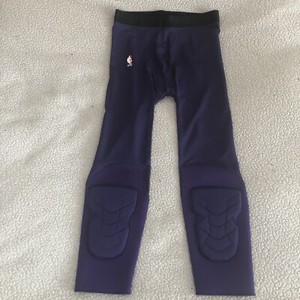 Nike NBA Pro Hyperstrong Padded Tights Pants 3/4 Purple XL-TALL | eBay