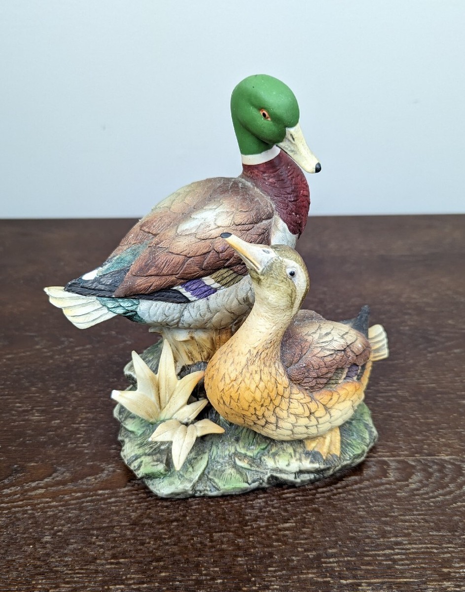 Vintage Ethan Allen MALLARD PAIR Porcelain Figurine 8
