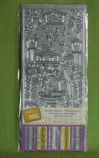 Scrapbooking - Made by ME - Sticker - Gold + Silber - 5 Bögen