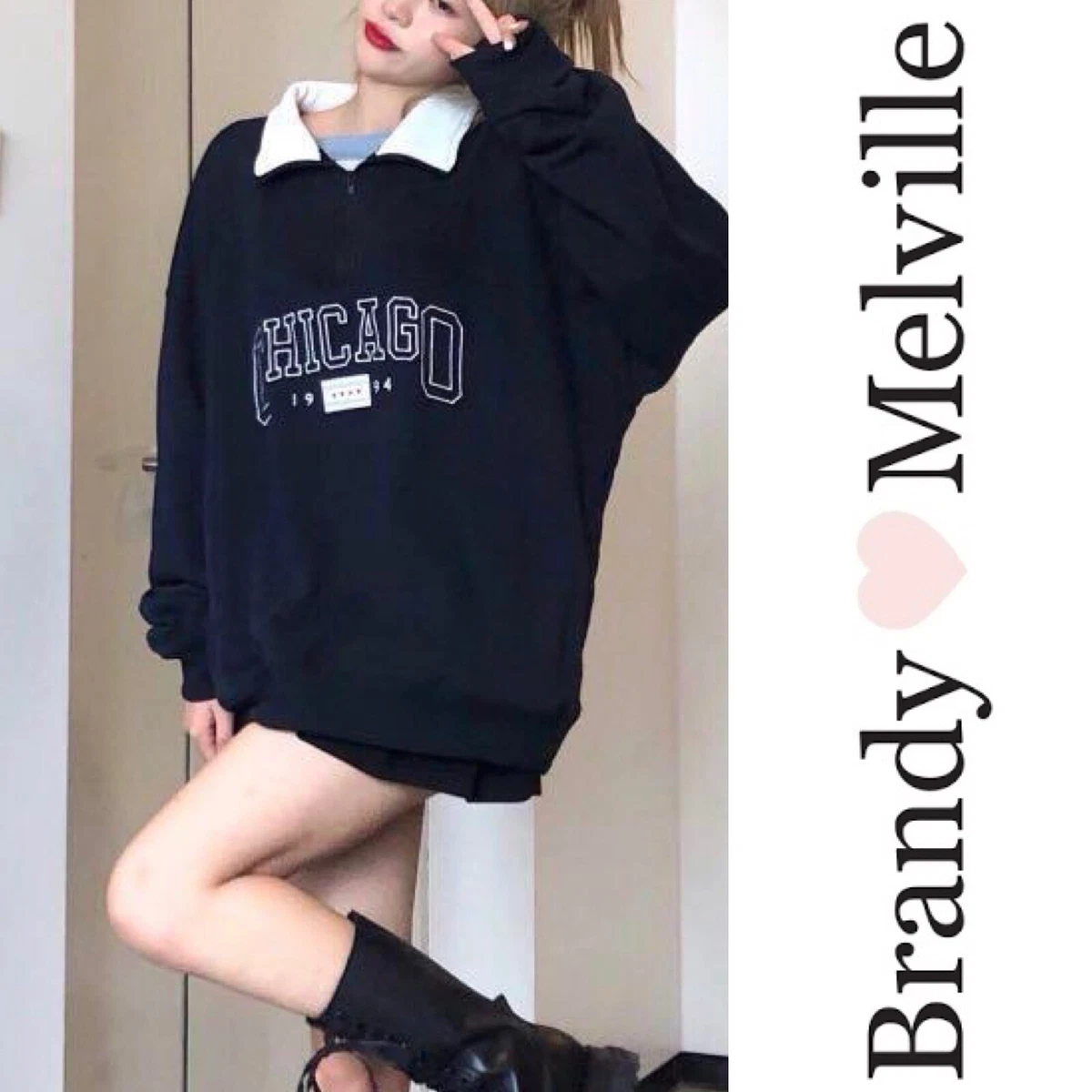 Brandy Melville Oversized Chicago 1994 sweatshirt O/S