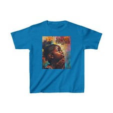 Faith Kids Tee with 121:1-2 Scripture, Religious Youth Shirt, Christian Girl's