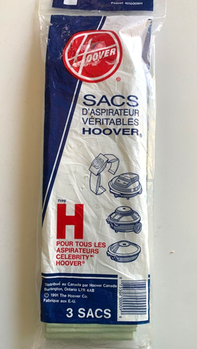 HOOVER Vacuum Bags H CELEBRITY Cleaners Refill 4 Packages 4010009H NEW NOS - Picture 3 of 3