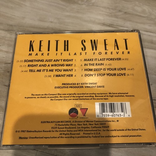 Keith Sweat Vinyl & CD Lot Make You Sweat Come Get With Me RMX Noreaga Make It - Picture 7 of 7