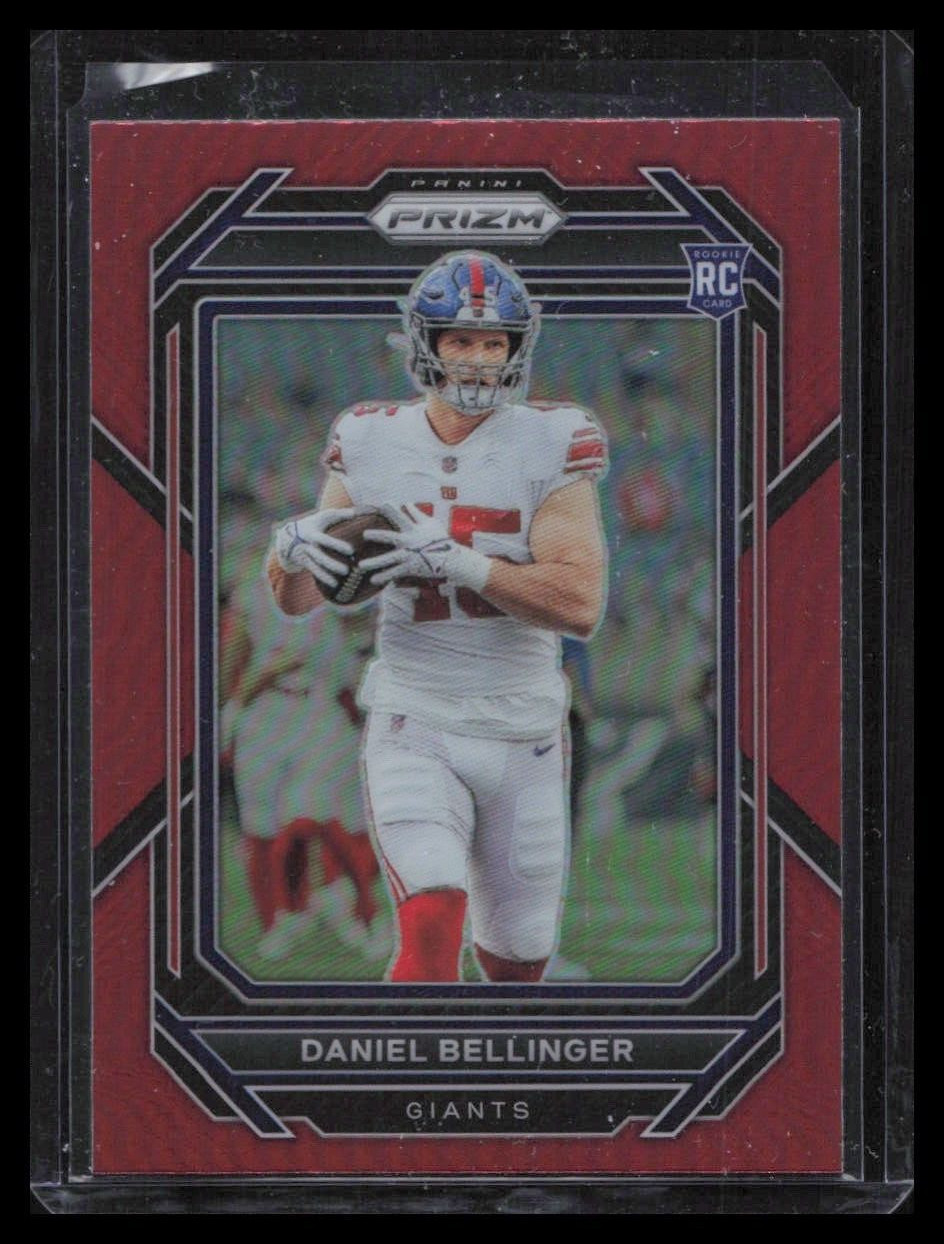 2022 Panini Prizm DANIEL BELLINGER #364 Retail Red Prizm SSP-New York Giants