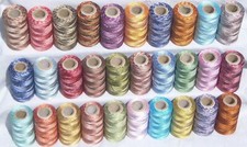 15 Spools Double Shaded Embroidery/Sewing Thread 15 Colours  + 5 spools Free