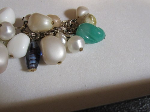 Vintage Cha Cha Links Fun Bracelet Multi Color Glass,etc. Loaded Beads Great! - Picture 8 of 12