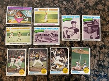1973-77 Topps World Series/Playoffs Highlights & Turn Back The Clock Lot of 10
