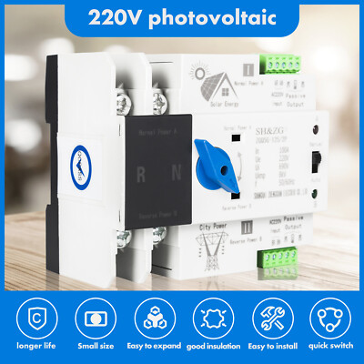 Dual-Power Automatische Umschaltung, Photovoltaik Stromschalter ZGQ5G-100A/2P