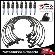 Electronic Ignition HEI Spark Plug +9x Wire For Chevy SBC BBC 350 383 454