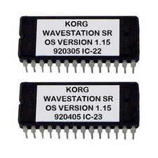 Korg Wavestation SR firmware Latest OS version 1.15 Eprom upgrade update Rom