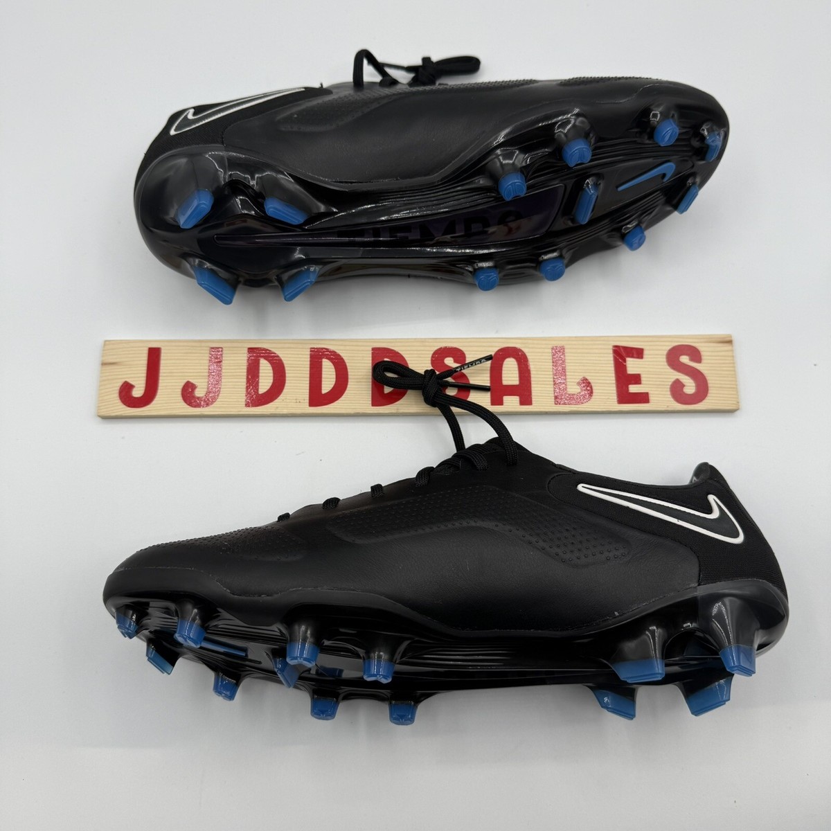 Mens Sz 11.5 Nike Tiempo Legend 9 Elite FG Shadow Pack Soccer Cleats CZ8482-001 Nike Tiempo Legend 9 Elite FG Black Blue Soccer Cleats Men main image 4