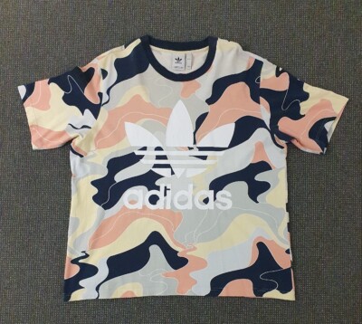 🔶️VINTAGE ADIDAS T-SHIRT HZA VALLEY YOGHURT CAMO SIZE MENS XL