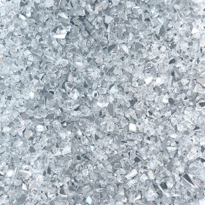 2lb/910g Crushed Mirror Glass for Crafts 6-8mm Resin Glue Art Decorative DIY ...