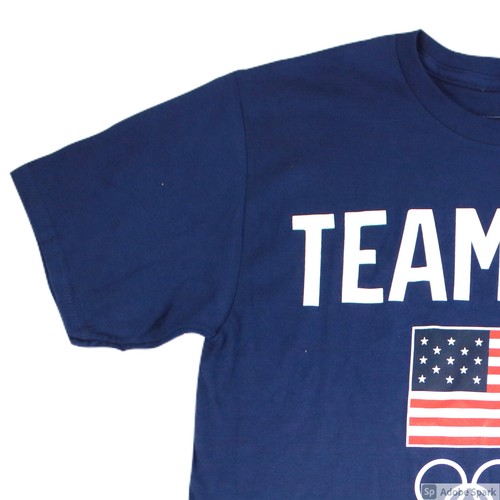 NEW Team USA Golf Navy Blue T-shirt White Letters Summer Olympics Vintage Design - Picture 4 of 7