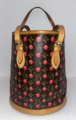 Louis Vuitton Takashi Murakami Monogram Cerises Cherry Bucket PM