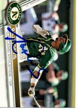 Rajai Davis Oakland A's Athletics 2017 Topps Update Autographed Signed Card