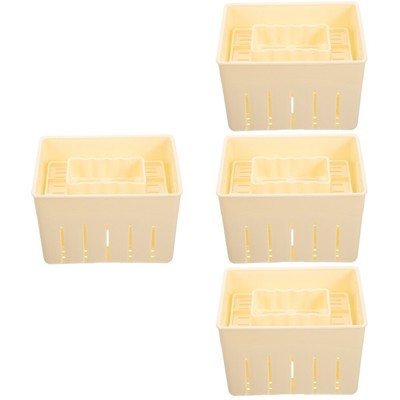  4 Stück Tofu-Pressform, DIY-Tofu-Werkzeug, Haushalts-Tofu-Herstellungsbox,
