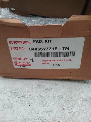 GENUINE TOYOTA 0446504050 TACOMA(98-01) 04465YZZ1E-TM PADS KIT 04465-04050 !