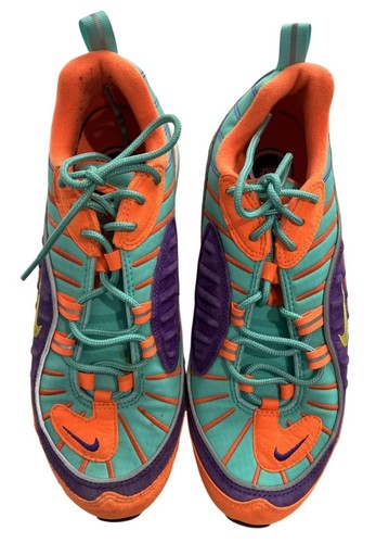 Nike Air Max 98 Shoes in Cone Tour Yellow Hyper Grape - Picture 2 of 8