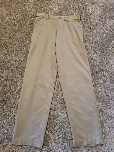 Haggar Premium No Iron Khaki Tan Pants 