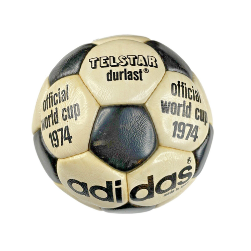 VINTAGE Adidas Telstar Durlast Official World Cup ball 1974 eBay