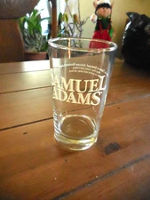 Samuel Adams sample Beer Glass, vintage