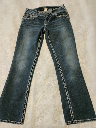 Silver Jeans Damen W26 Blau Suki Capri Low-Rise Denim - Bild 5 von 16