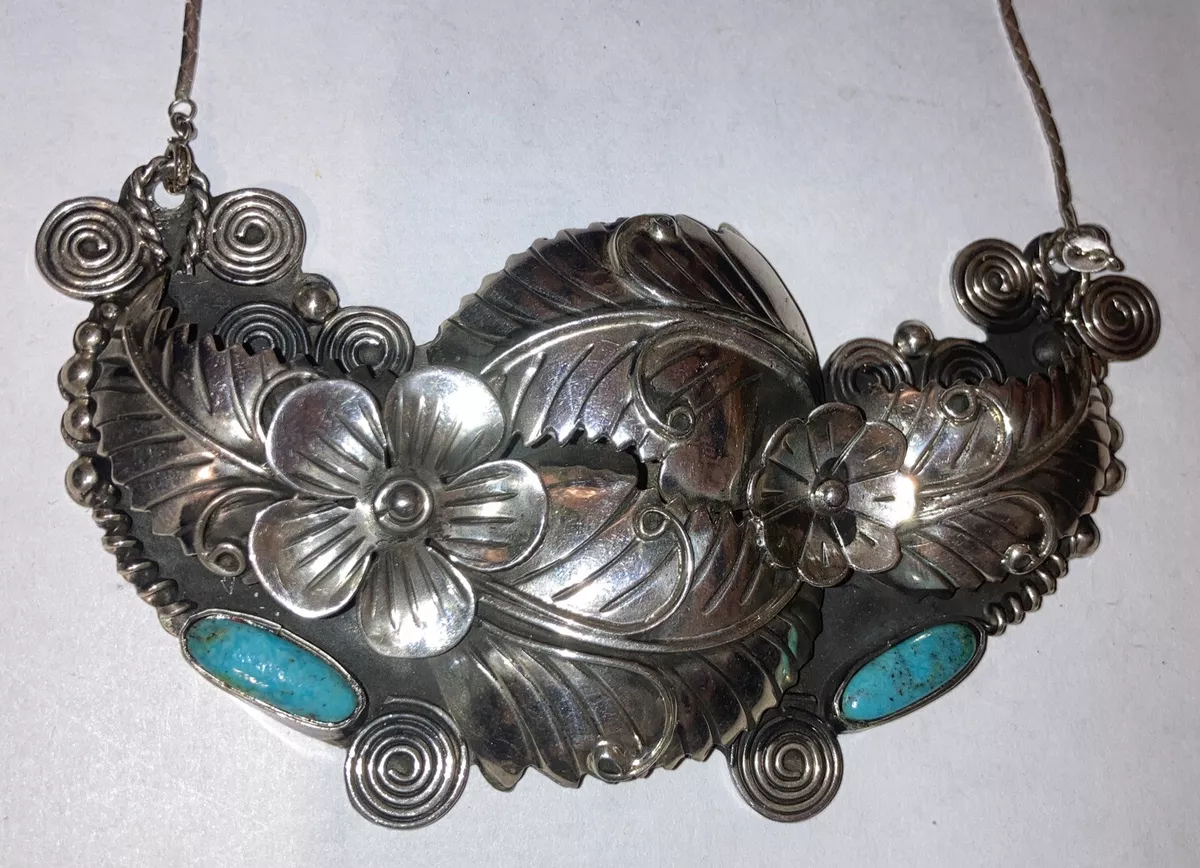 Mexican turquoise necklace new arrivals