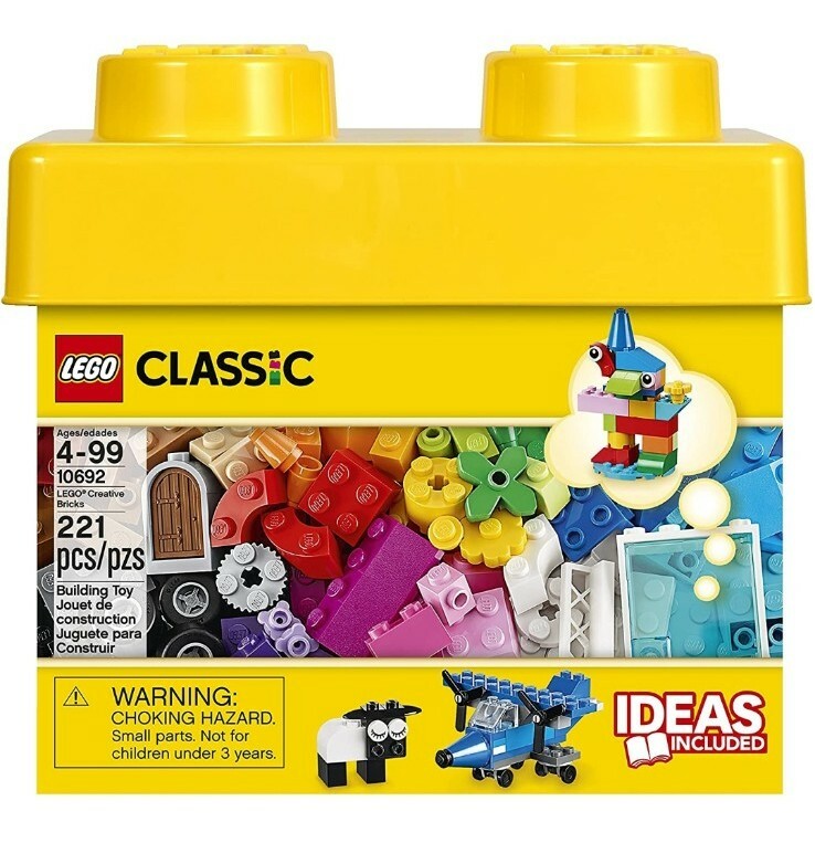 LEGO Classic Creative Brick Box Building Blocks Learning Toy 10692 (221  Pieces)