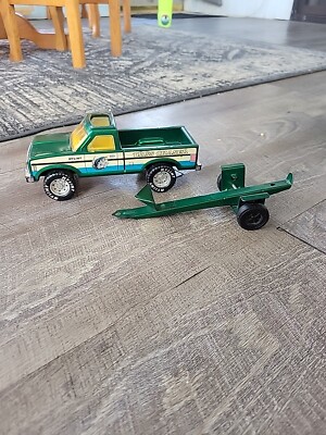 Vintage NYLINT Bass Chaser Pickup Truck Metallic Green Collectibl