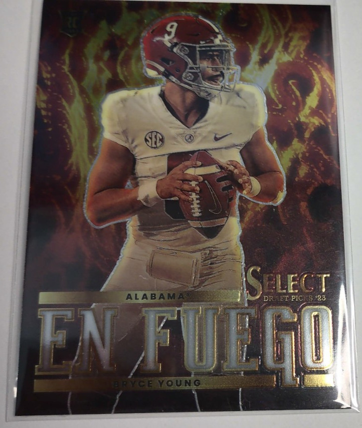 2023 Panini Select Draft Picks #EF-BY Bryce Young En Fuego
