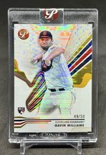 2024 Topps Pristine Gavin Williams #1 Pristine Gold Refractor Rookie RC 49/50