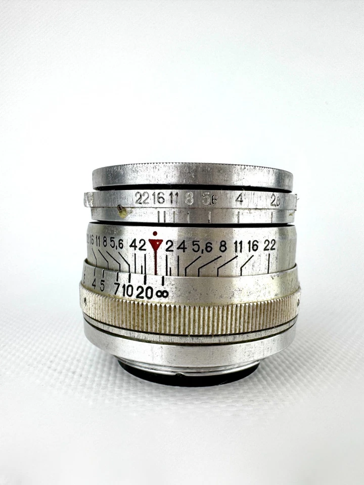 rare Soviet Lens JUPITER-8 ZK (50mm f/2) Copy Sonnar Mount M 39/L 39 s/n 5007863 - Image 4 of 4