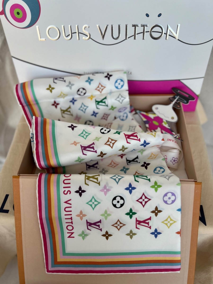 Louis Vuitton Takashi Murakami 2025 Square 90 Monogram Multicolor