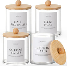 Bathroom Organizers and Storage,4 Pack Bathroom Accessories,Bathroom Decor,Home