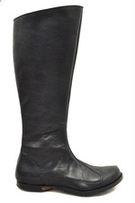 Cydwoq 'Move' Black Leather Knee High Boots, Side Zip, Sz 39EU, 9US, MSRP 598