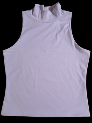 No Boundaries Lavender Mock Neck Sleeveless Stretch Tank Top Juniors S (3-5)