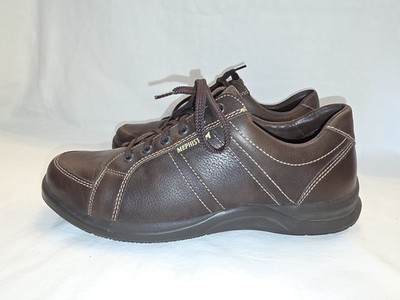 Mephisto Hero Men's 9 Run Off Air Jet Dark Brown Leather Oxford Casual Shoes