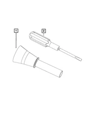 Genuine Mopar Fuel Tank Filler Tube Funnel 68158775AC